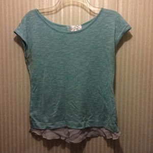 turquoise top
